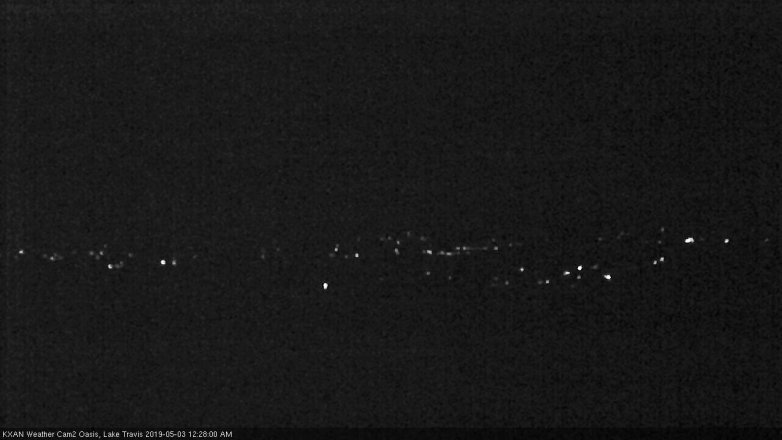 Lake Travis webcam, May 2, 2019 11:30 PM CT