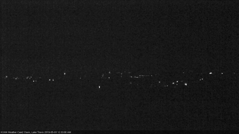 Lake Travis webcam, May 2, 2019 11:35 PM CT