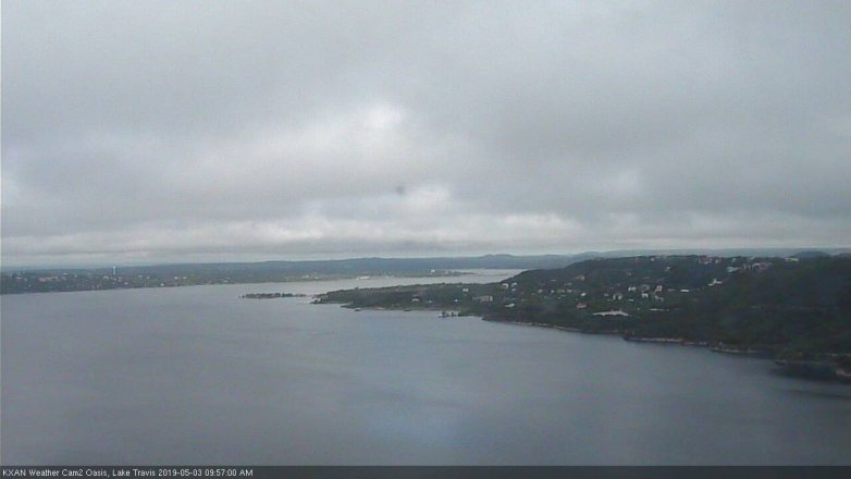 Lake Travis webcam, May 3, 2019 9:00 AM CT