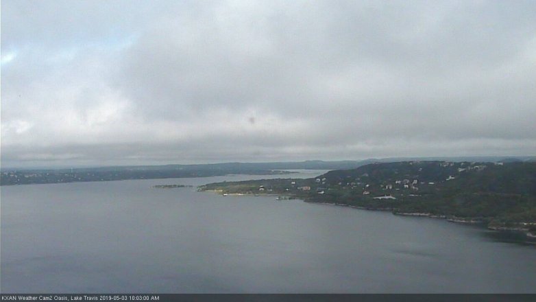 Lake Travis webcam, May 3, 2019 9:05 AM CT
