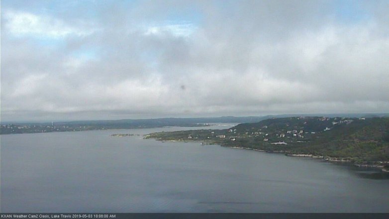 Lake Travis webcam, May 3, 2019 9:10 AM CT