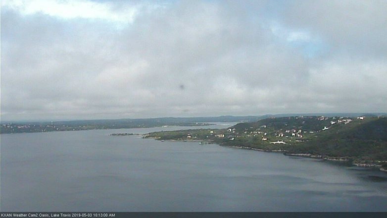 Lake Travis webcam, May 3, 2019 9:15 AM CT