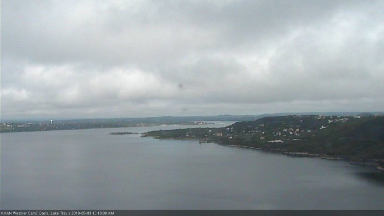 Lake Travis webcam, May 3, 2019 9:20 AM CT