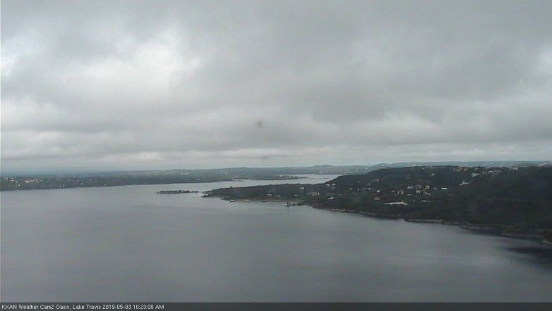 Lake Travis webcam, May 3, 2019 9:25 AM CT