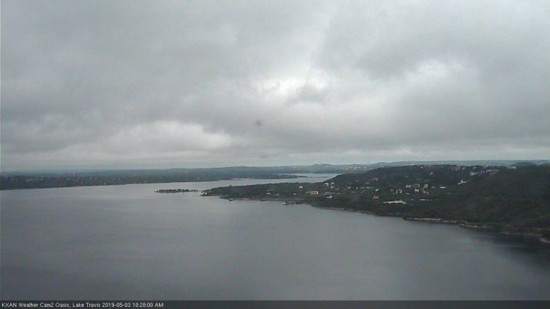 Lake Travis webcam, May 3, 2019 9:30 AM CT