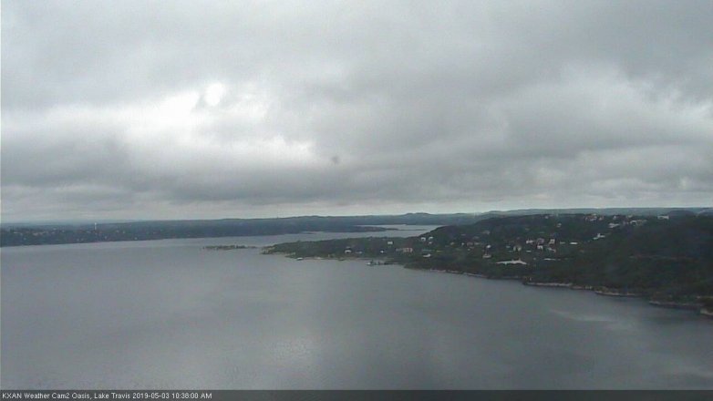 Lake Travis webcam, May 3, 2019 9:40 AM CT