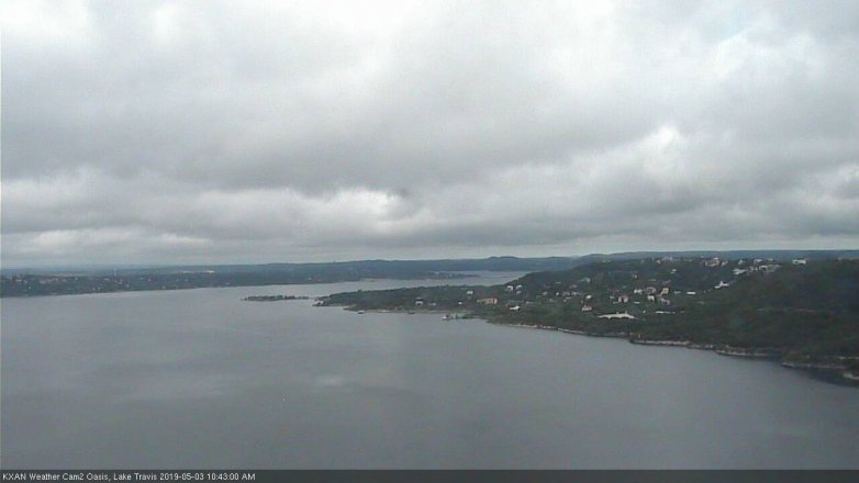 Lake Travis webcam, May 3, 2019 9:45 AM CT