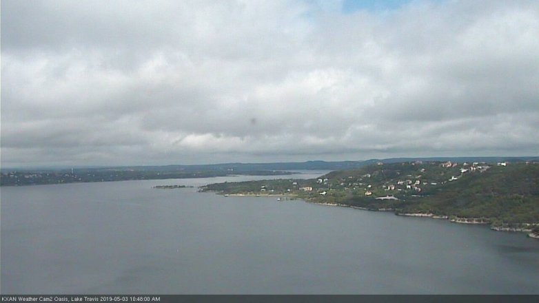 Lake Travis webcam, May 3, 2019 9:50 AM CT