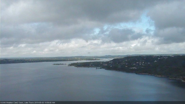 Lake Travis webcam, May 3, 2019 10:00 AM CT