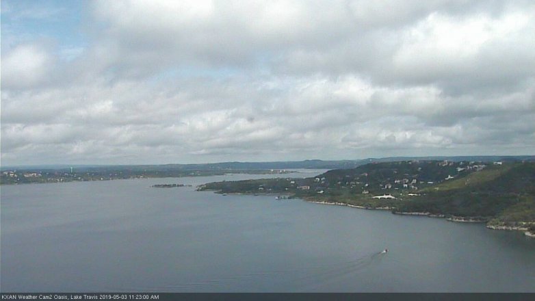 Lake Travis webcam, May 3, 2019 10:25 AM CT