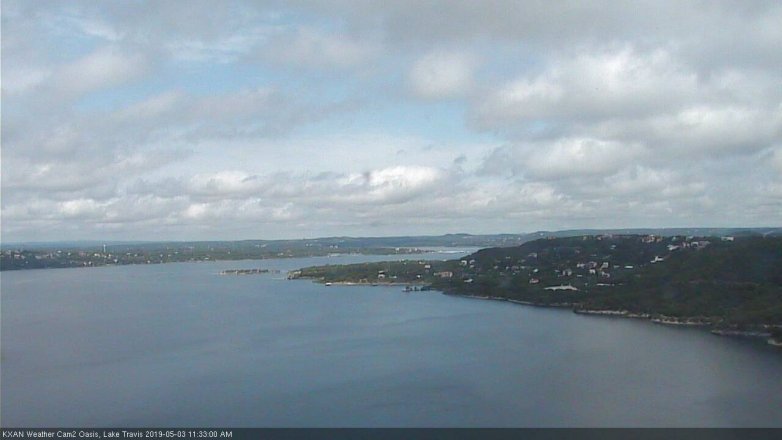 Lake Travis webcam, May 3, 2019 10:35 AM CT