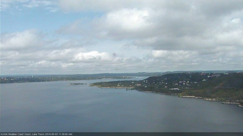 Lake Travis webcam, May 3, 2019 10:40 AM CT