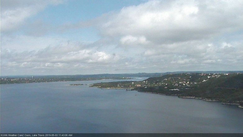 Lake Travis webcam, May 3, 2019 10:45 AM CT