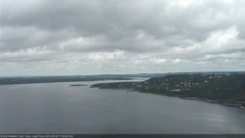Lake Travis webcam, May 3, 2019 10:55 AM CT