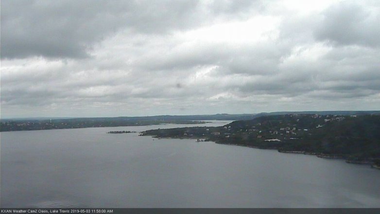 Lake Travis webcam, May 3, 2019 11:00 AM CT