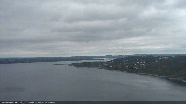 Lake Travis webcam, May 3, 2019 11:30 AM CT