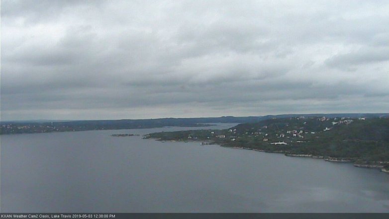 Lake Travis webcam, May 3, 2019 11:40 AM CT