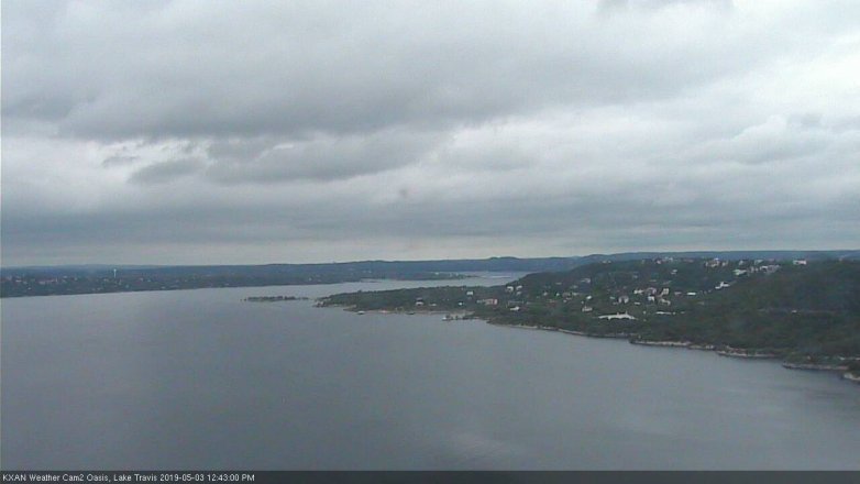 Lake Travis webcam, May 3, 2019 11:45 AM CT