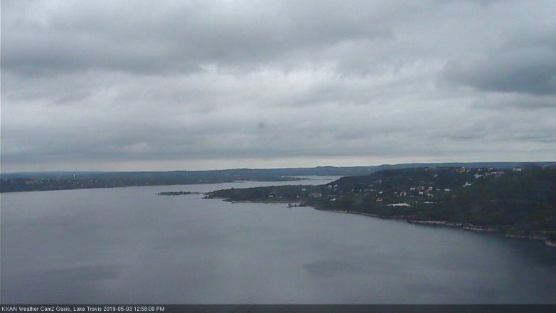 Lake Travis webcam, May 3, 2019 12:00 PM CT