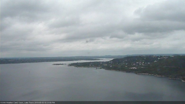 Lake Travis webcam, May 3, 2019 1:25 PM CT