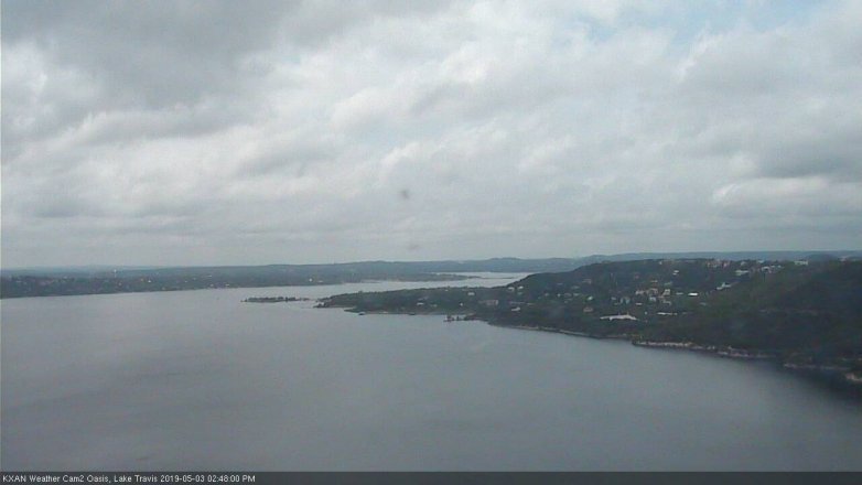 Lake Travis webcam, May 3, 2019 1:50 PM CT