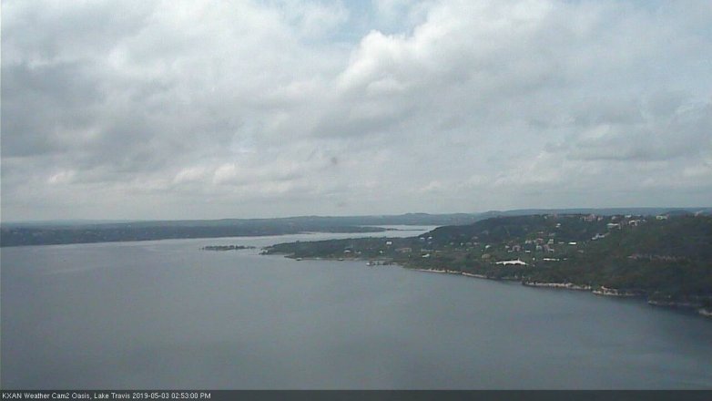 Lake Travis webcam, May 3, 2019 1:55 PM CT