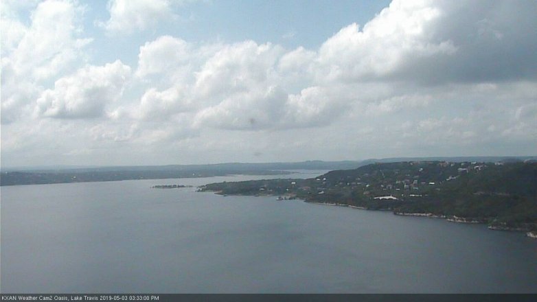 Lake Travis webcam, May 3, 2019 2:35 PM CT