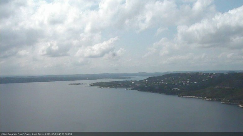 Lake Travis webcam, May 3, 2019 2:40 PM CT
