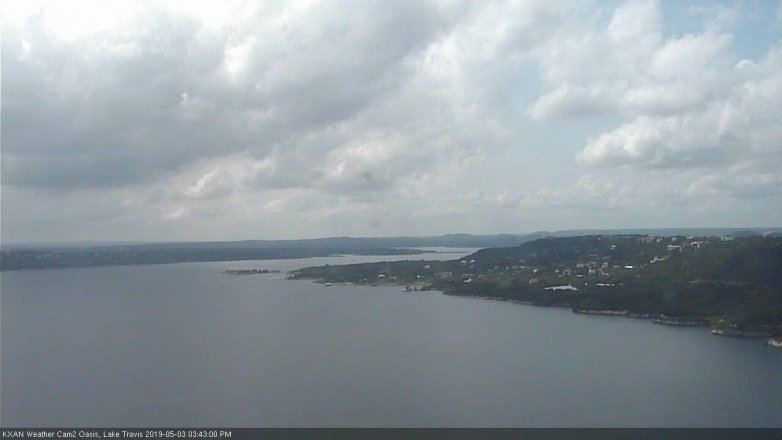 Lake Travis webcam, May 3, 2019 2:45 PM CT