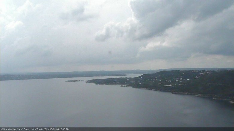 Lake Travis webcam, May 3, 2019 3:30 PM CT