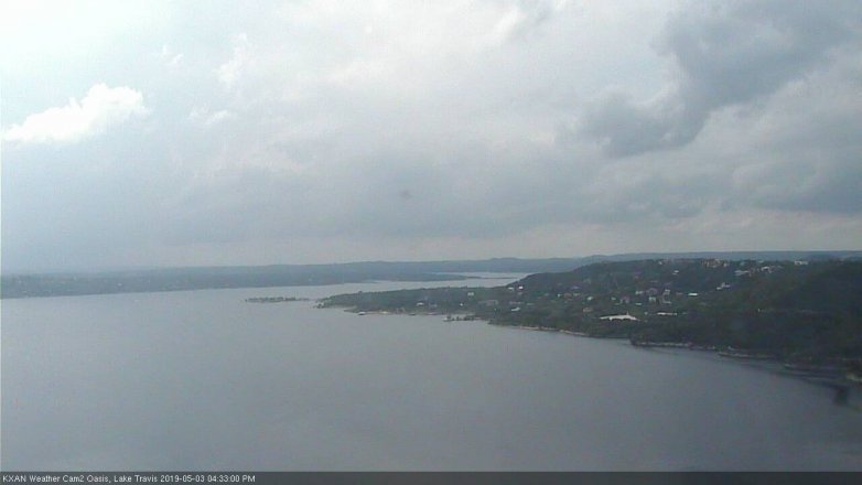 Lake Travis webcam, May 3, 2019 3:35 PM CT