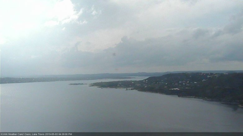 Lake Travis webcam, May 3, 2019 3:40 PM CT