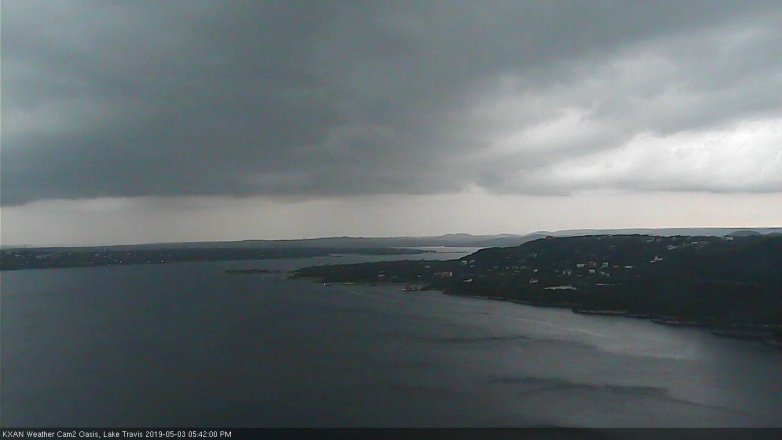 Lake Travis webcam, May 3, 2019 4:45 PM CT