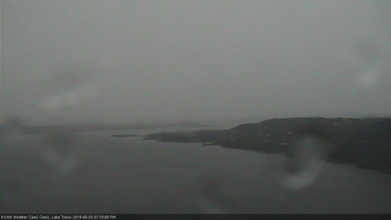 Lake Travis webcam, May 3, 2019 6:20 PM CT