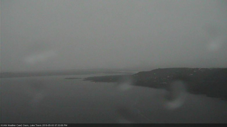 Lake Travis webcam, May 3, 2019 6:35 PM CT