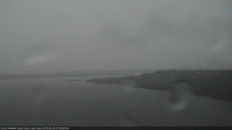 Lake Travis webcam, May 3, 2019 6:40 PM CT