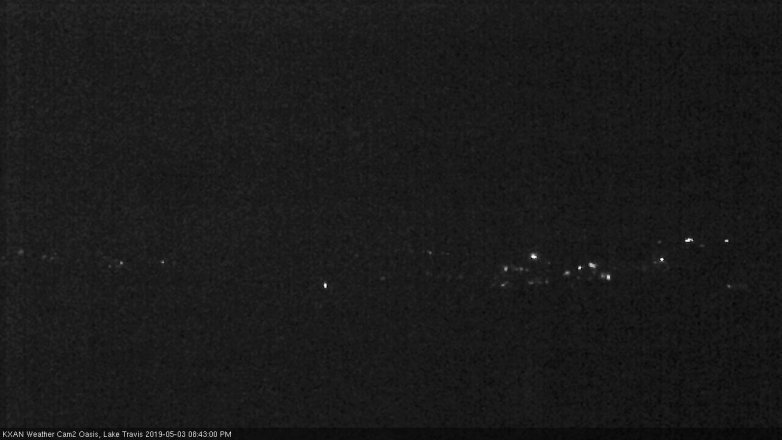 Lake Travis webcam, May 3, 2019 7:45 PM CT
