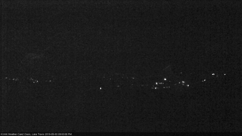 Lake Travis webcam, May 3, 2019 8:05 PM CT