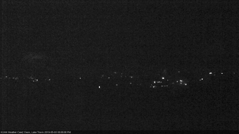 Lake Travis webcam, May 3, 2019 8:10 PM CT