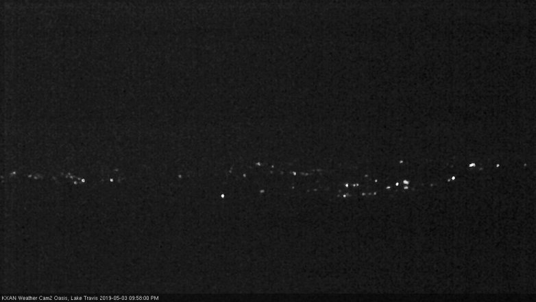 Lake Travis webcam, May 3, 2019 9:00 PM CT