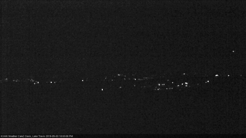 Lake Travis webcam, May 3, 2019 9:05 PM CT