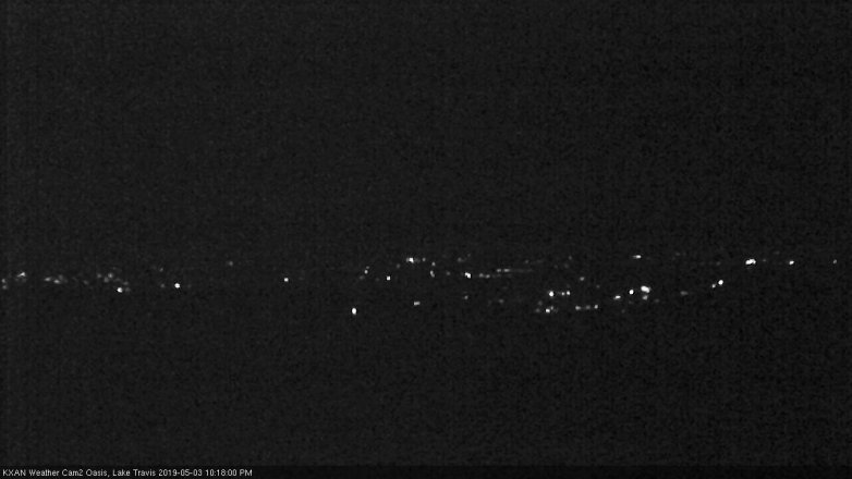 Lake Travis webcam, May 3, 2019 9:20 PM CT