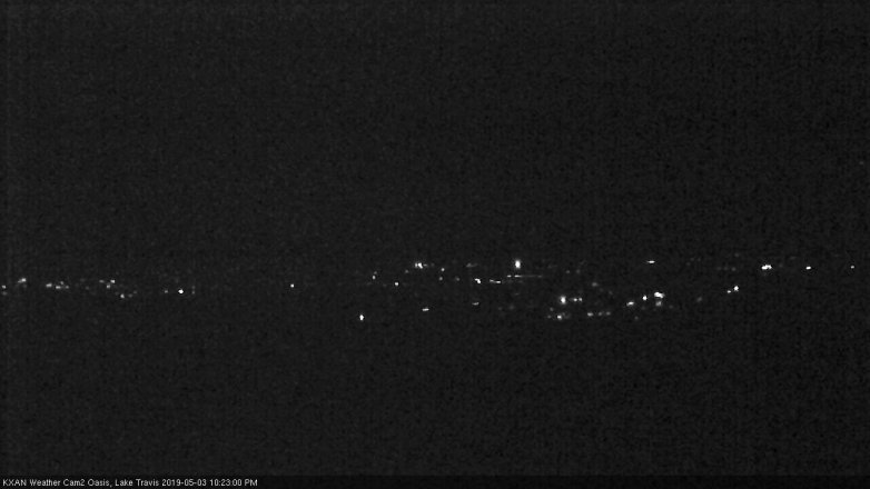 Lake Travis webcam, May 3, 2019 9:25 PM CT