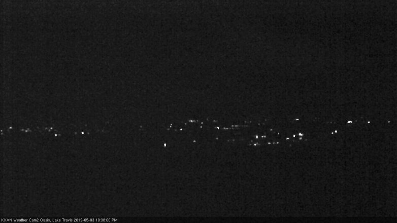 Lake Travis webcam, May 3, 2019 9:40 PM CT