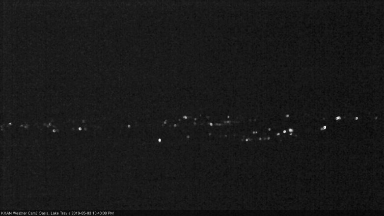 Lake Travis webcam, May 3, 2019 9:45 PM CT