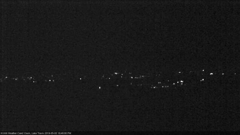 Lake Travis webcam, May 3, 2019 9:50 PM CT