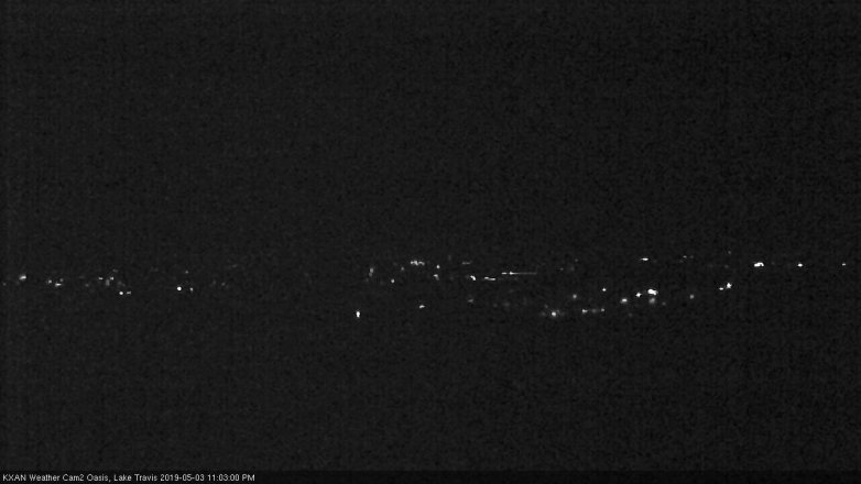 Lake Travis webcam, May 3, 2019 10:05 PM CT
