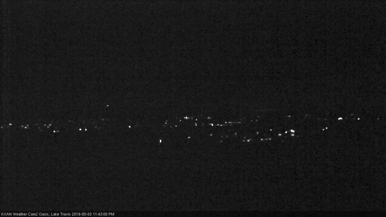 Lake Travis webcam, May 3, 2019 10:45 PM CT