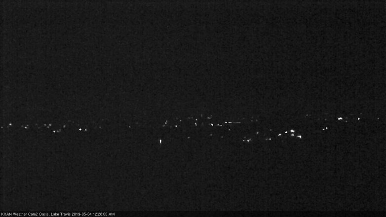 Lake Travis webcam, May 3, 2019 11:30 PM CT