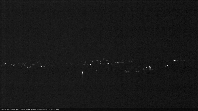 Lake Travis webcam, May 3, 2019 11:40 PM CT